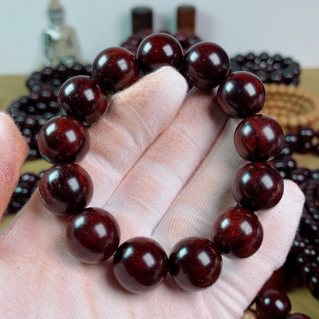 手串/手链小叶紫檀1.8高油密老料金星新手福利