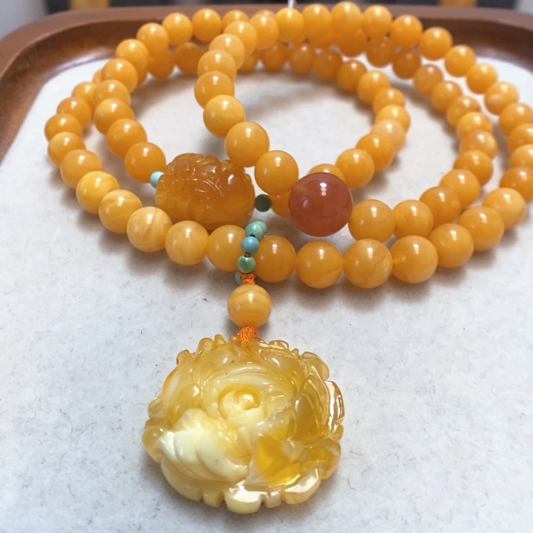 手串蜜蜡未镶嵌蜜蜡