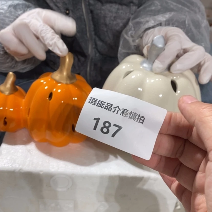 【闪购商品】摆件猫**咪陶瓷摆件瑕疵特卖