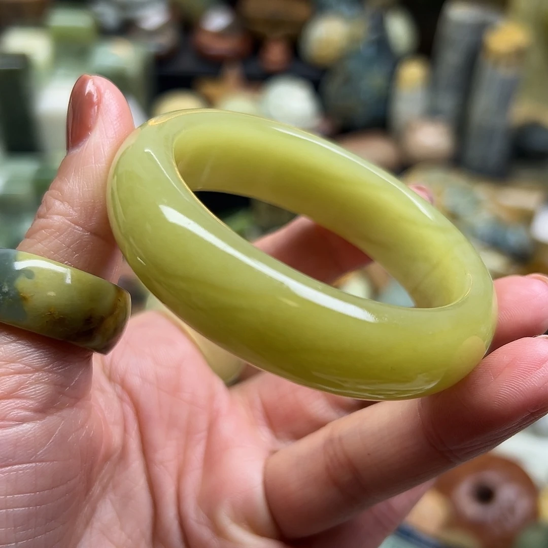 岫玉未镶嵌颈饰辽阳料52