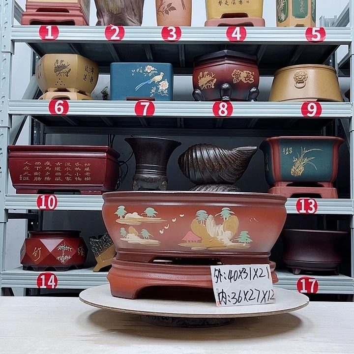 紫砂花盆紫砂花盆