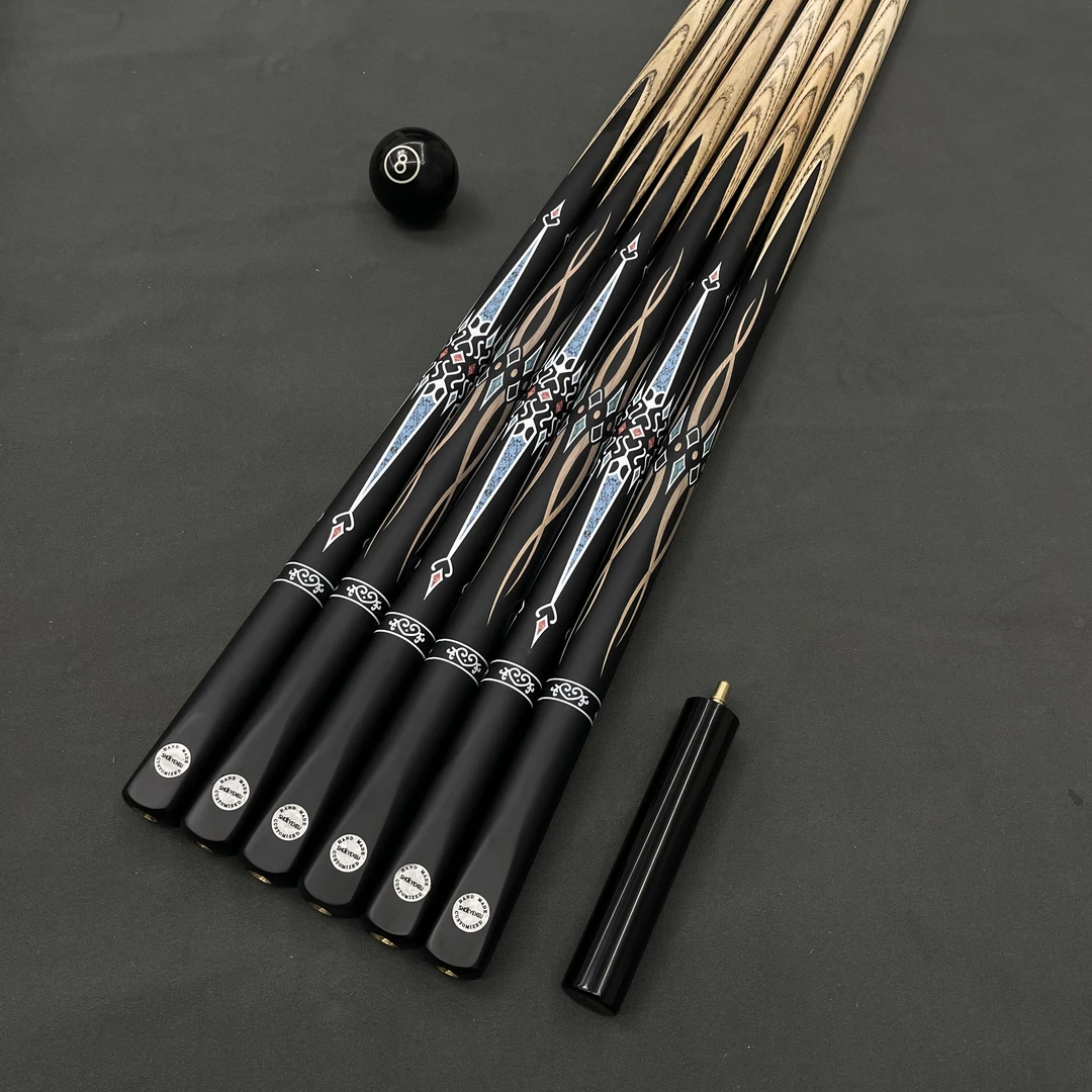 KS魔剑小头杆黑八斯诺克一体通杆中八台球专用杆会员杆入门台球杆