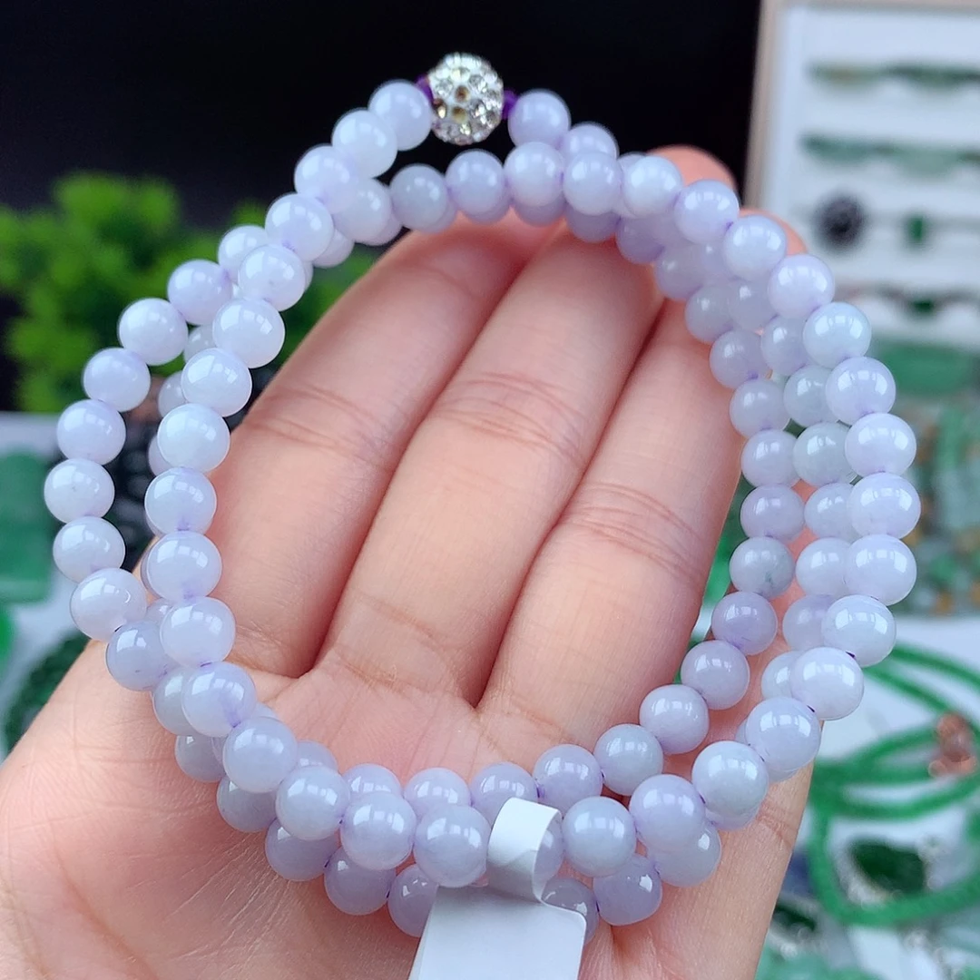 翡翠未镶嵌项链项链