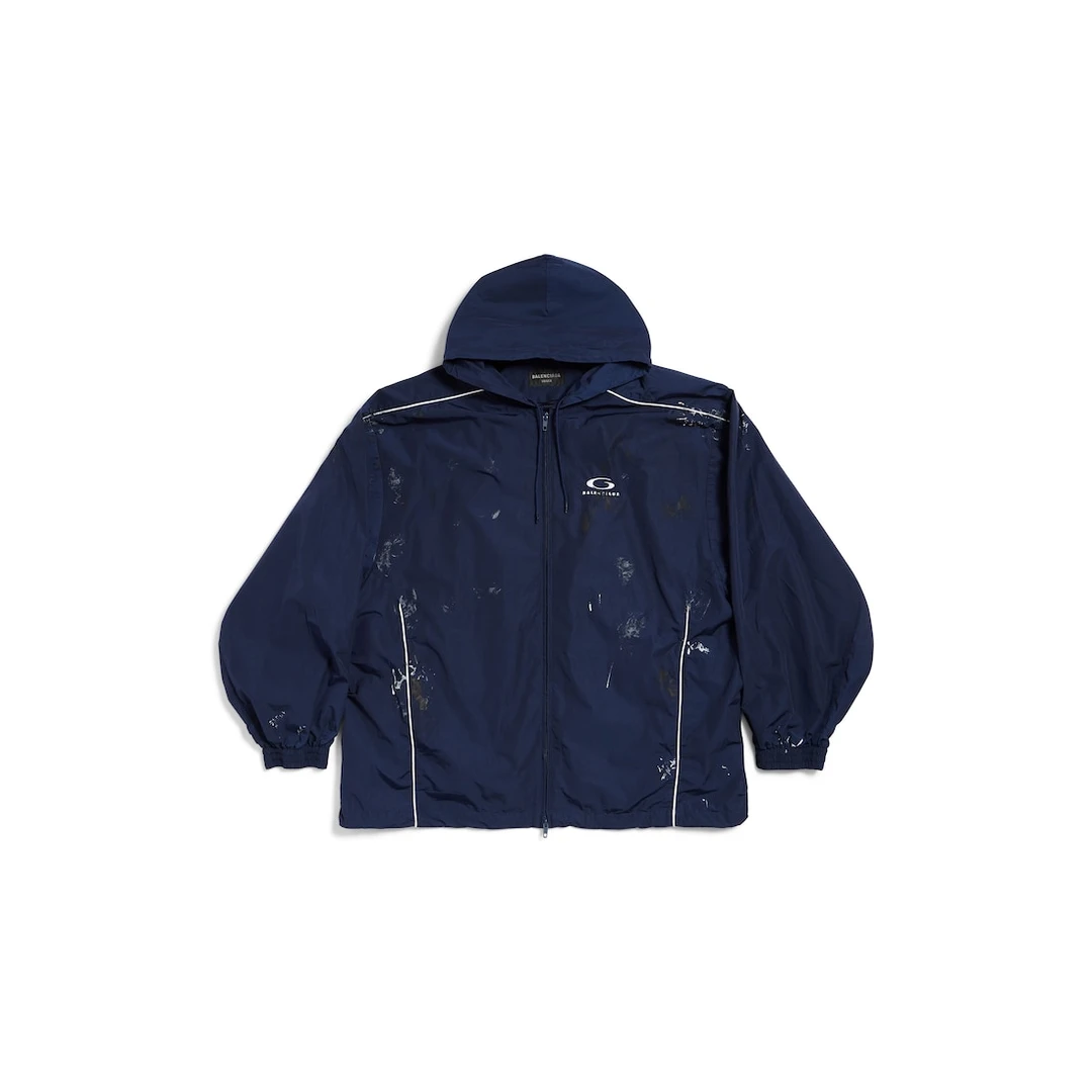 全新未使用 Balenciaga/巴黎世家 专柜 运动环油漆工冲锋衣 3-4周