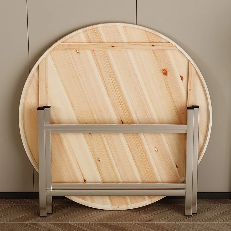 加厚大圆桌面实木圆桌子台面家用酒店可折叠杉木圆桌面板圆形餐桌