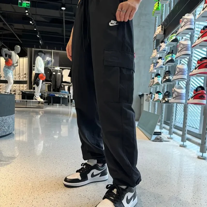 NIKE/耐克CLUB WVN CARGO PANT黑色中性长裤HJ1991010