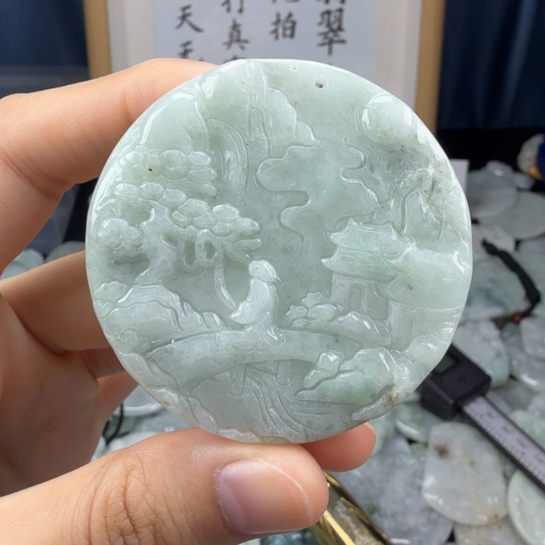 颈饰未镶嵌翡翠翡翠