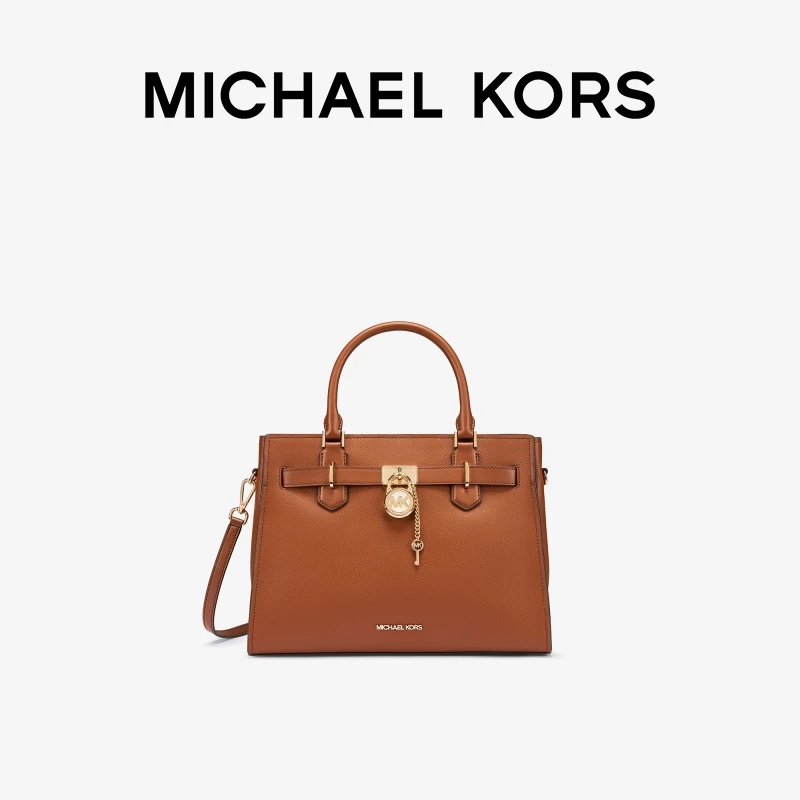 [两件折上折]MICHAEL KORS MK Hamilton女款中号锁头单肩包手提包