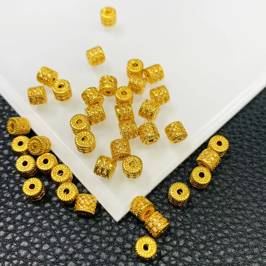 「戴琴珠宝」YZ4069-18K金4.6mm左右白色配件-JS(多样性发其一)