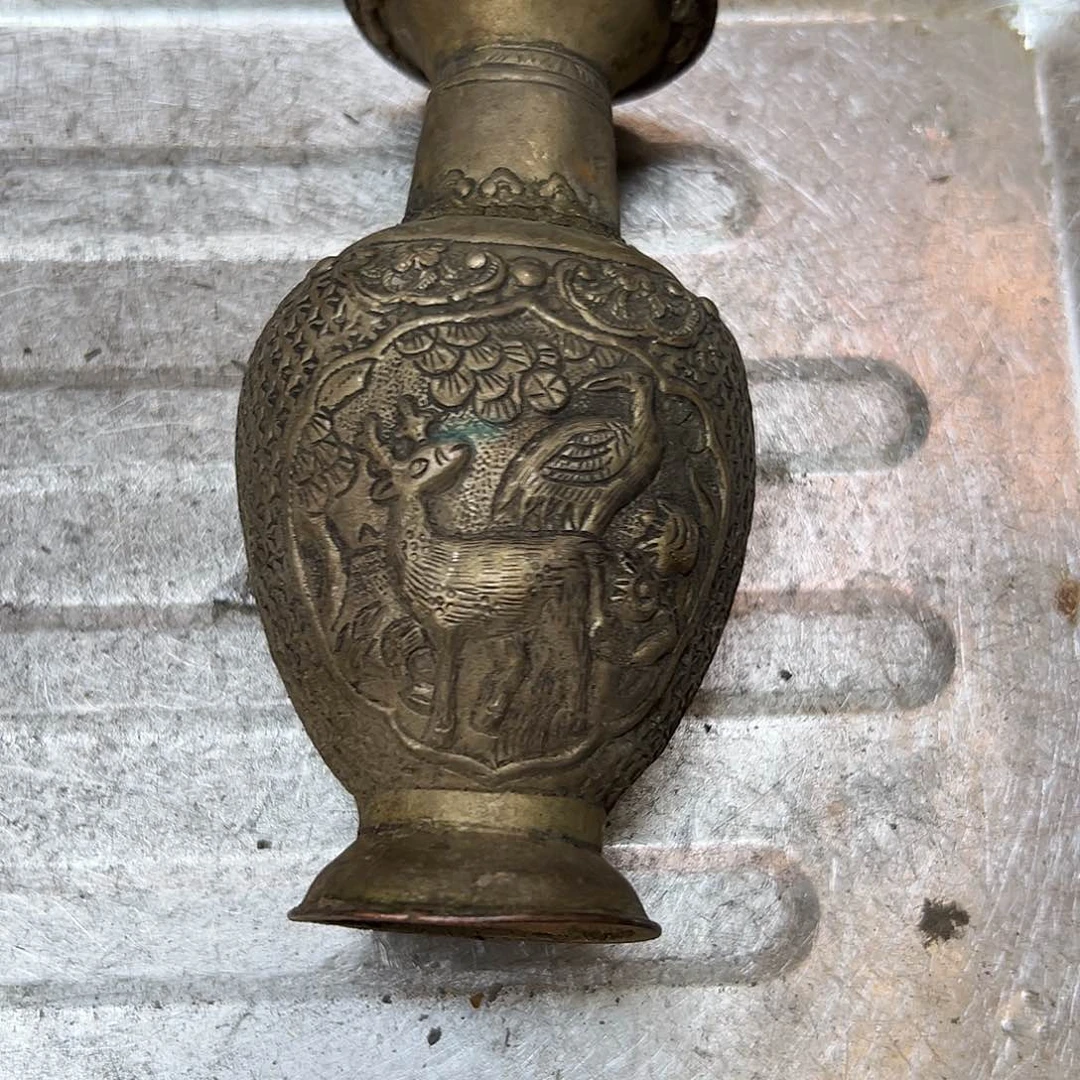 芯***。黄铜摆件，文房摆件工艺品