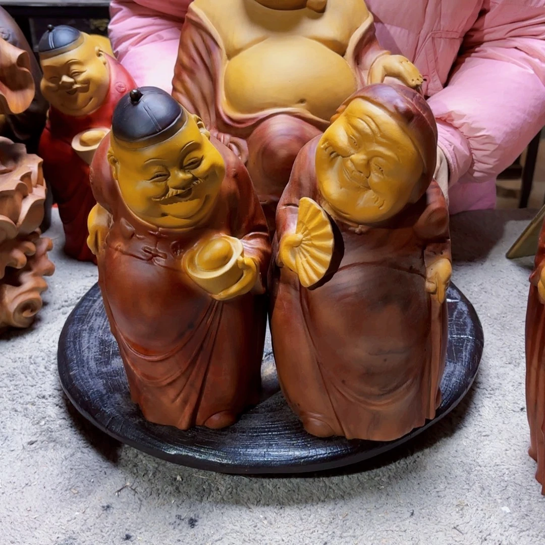 ****⁶香樟木元宝地主一对放漏价