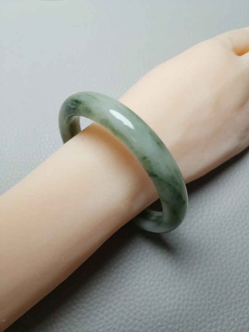 146号A-圈口61-62-天然玉石-正品保障，天山翠，冰翠，雪翠