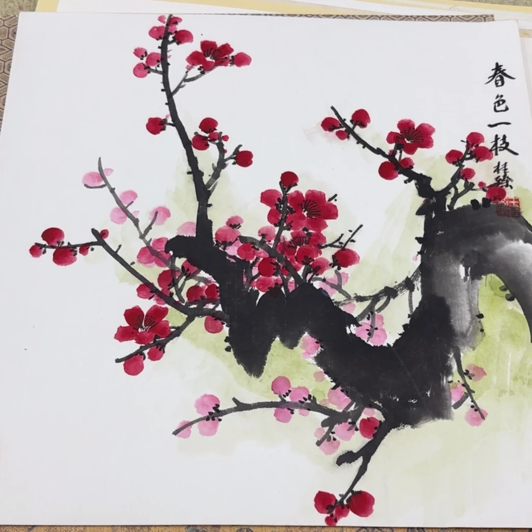 国画38-38卡纸作品艺