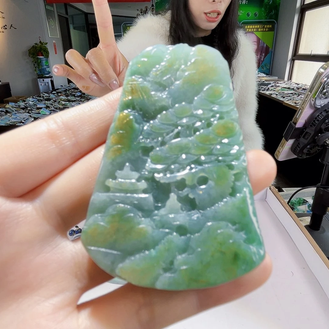 颈饰未镶嵌翡翠翡翠