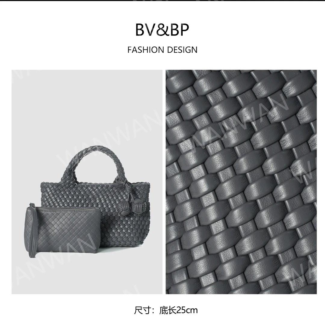BV&BP新款单肩手提编织子母包BV2693-高级灰