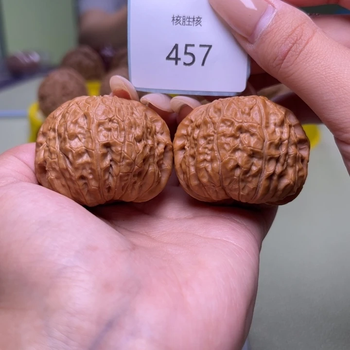 文玩核桃把件南瓜墩44.457