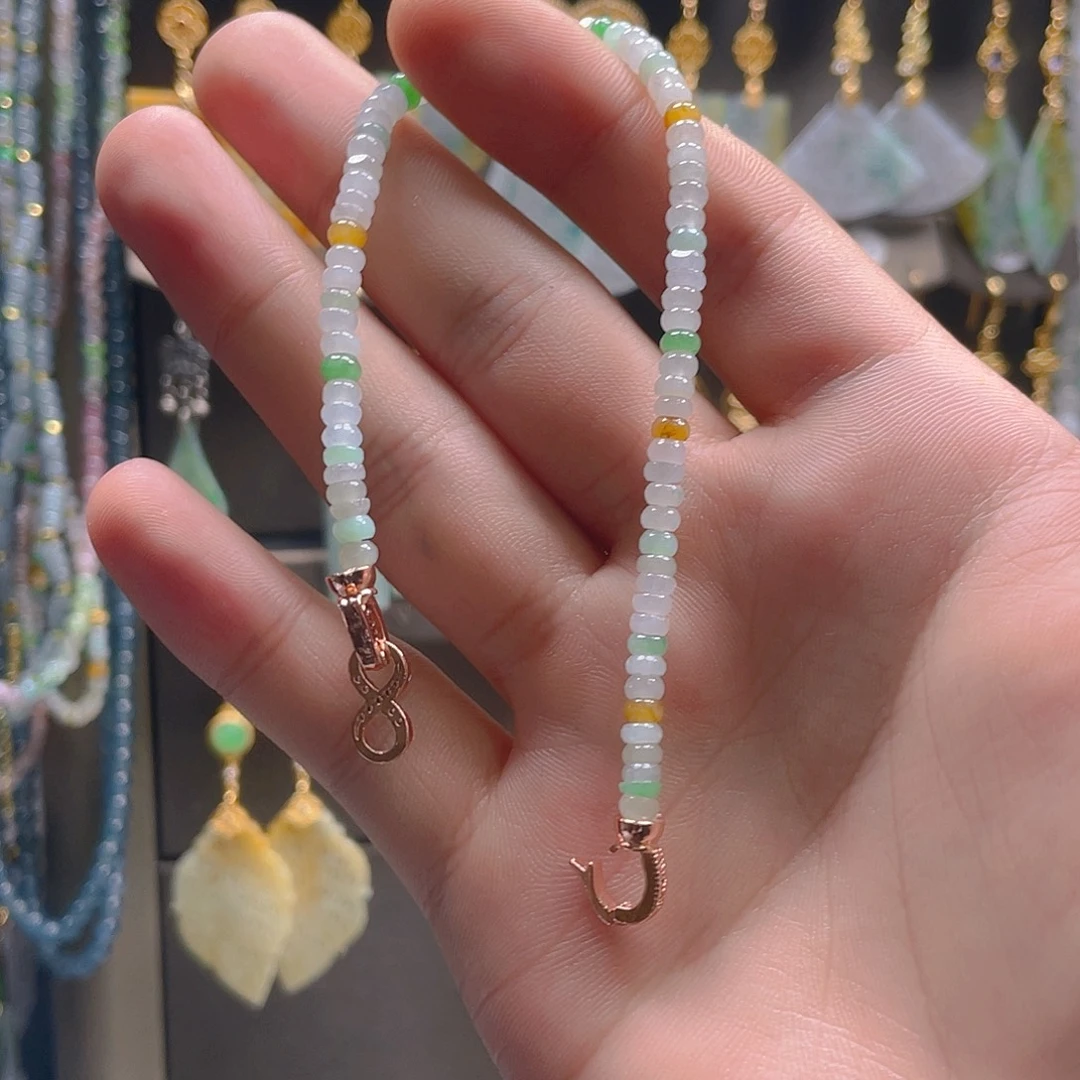 翡翠未镶嵌耳饰翡翠