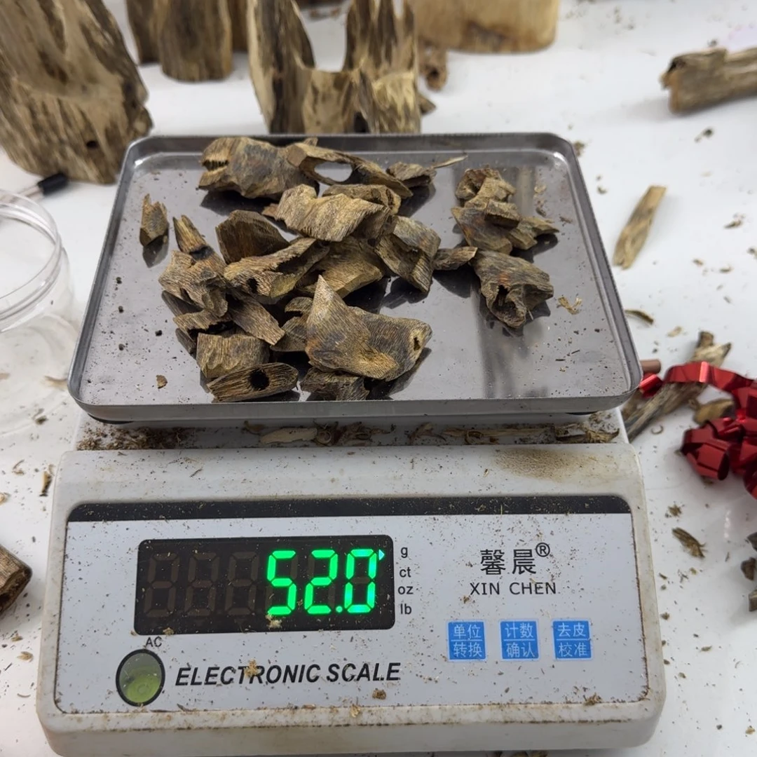 沉香沉香碎屑绿绮楠沉香52克ztj