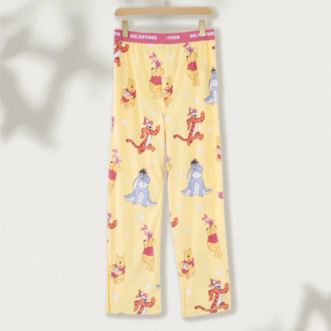 D家秋季新款情侣款家居裤睡裤02323牛奶绒高腰长裤舒适亲肤柔软