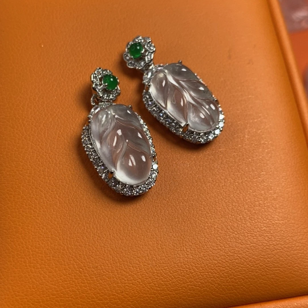 石英质玉颈饰银S925镶嵌