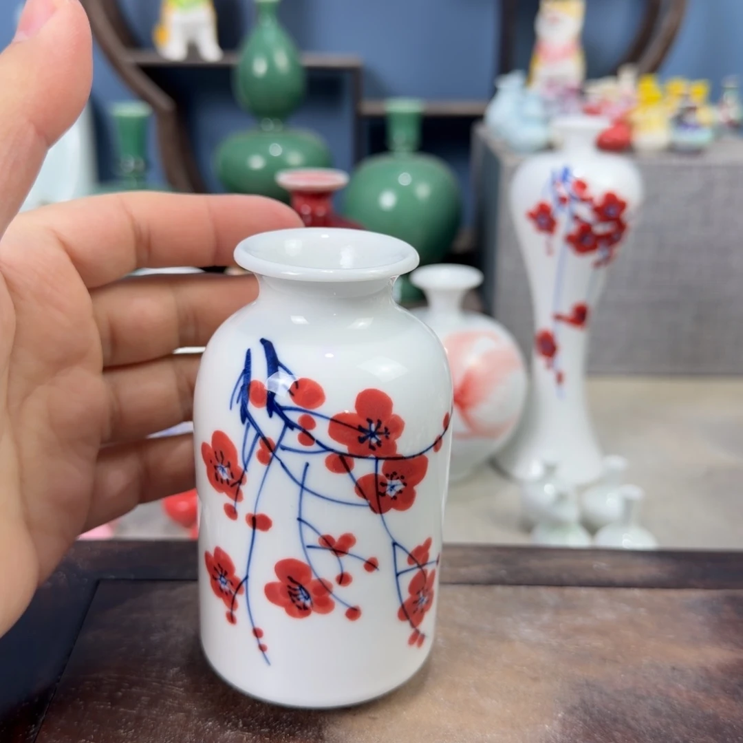陶瓷手工小花器摆件