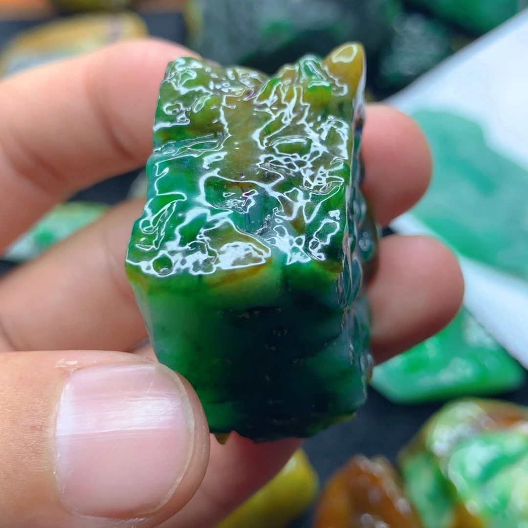 未镶嵌定制翡翠翡翠片料定制