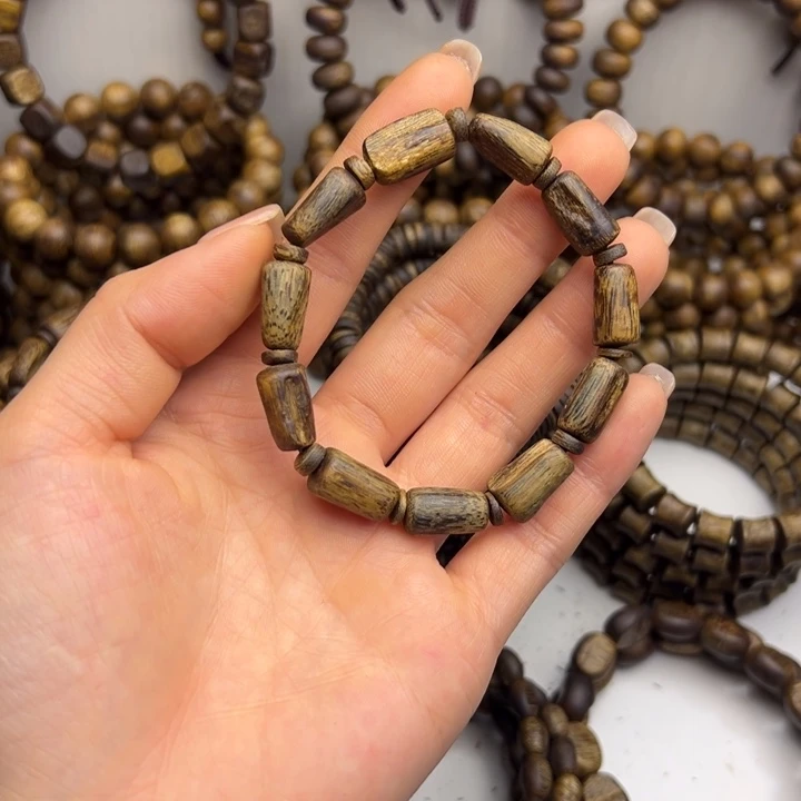 沉香碎屑沉香种植奇楠99结油 树心珠7克