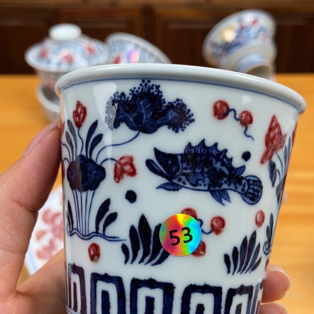 手绘现代茶具非古董