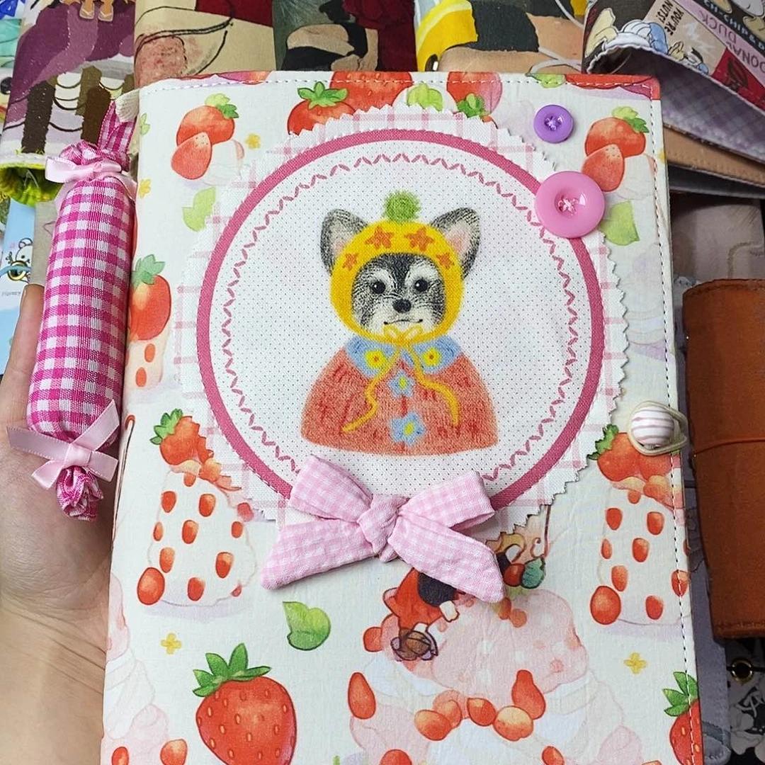 织绣A5活页不加纸0885