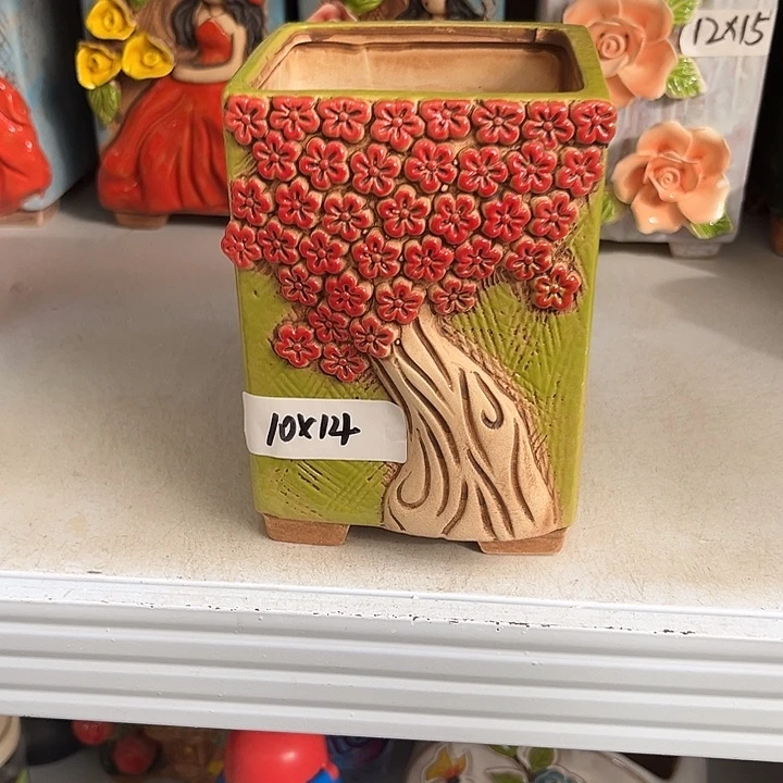 粗陶材质多肉花盆