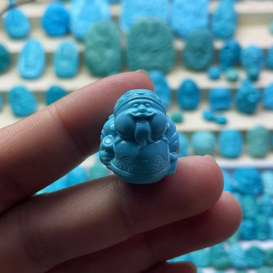 绿松石未镶嵌颈饰