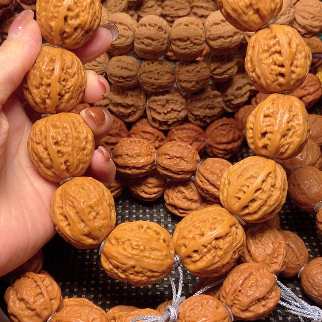 文玩核桃手串粗筋八棱手串