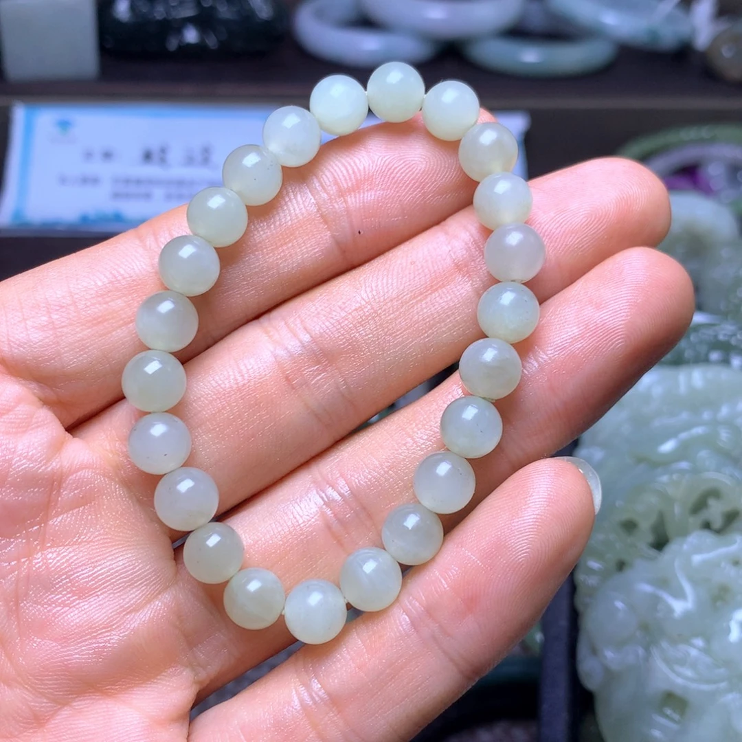 和田玉未镶嵌手串