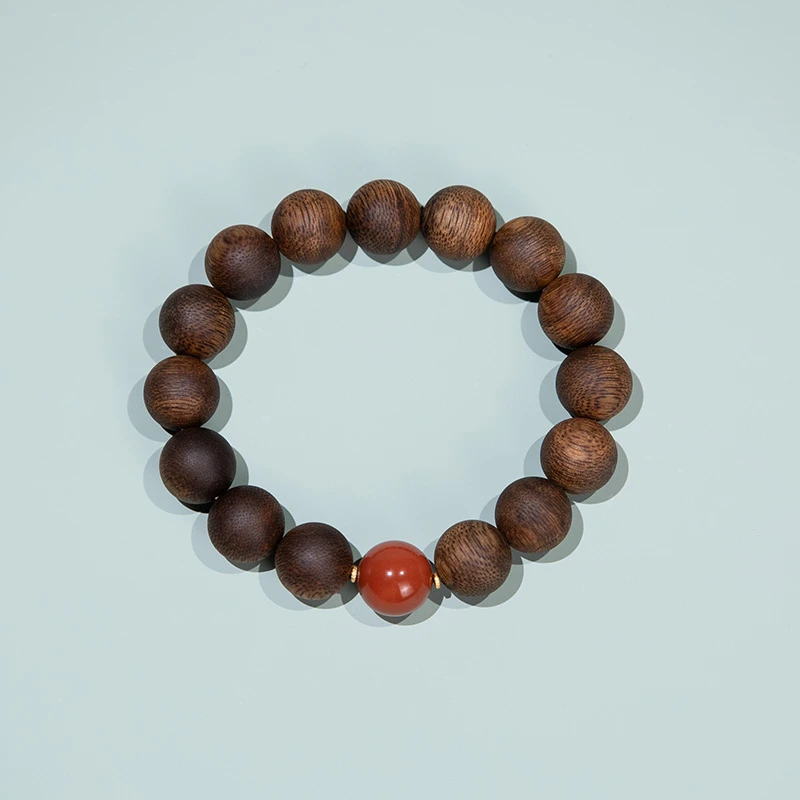 沉香‘’赤沉九香“越南芽庄沉水雷击留疤白奇14MM  ESCX296