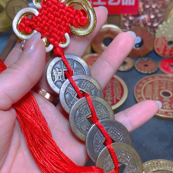 铜现代工艺品翻砂铸造五帝一套