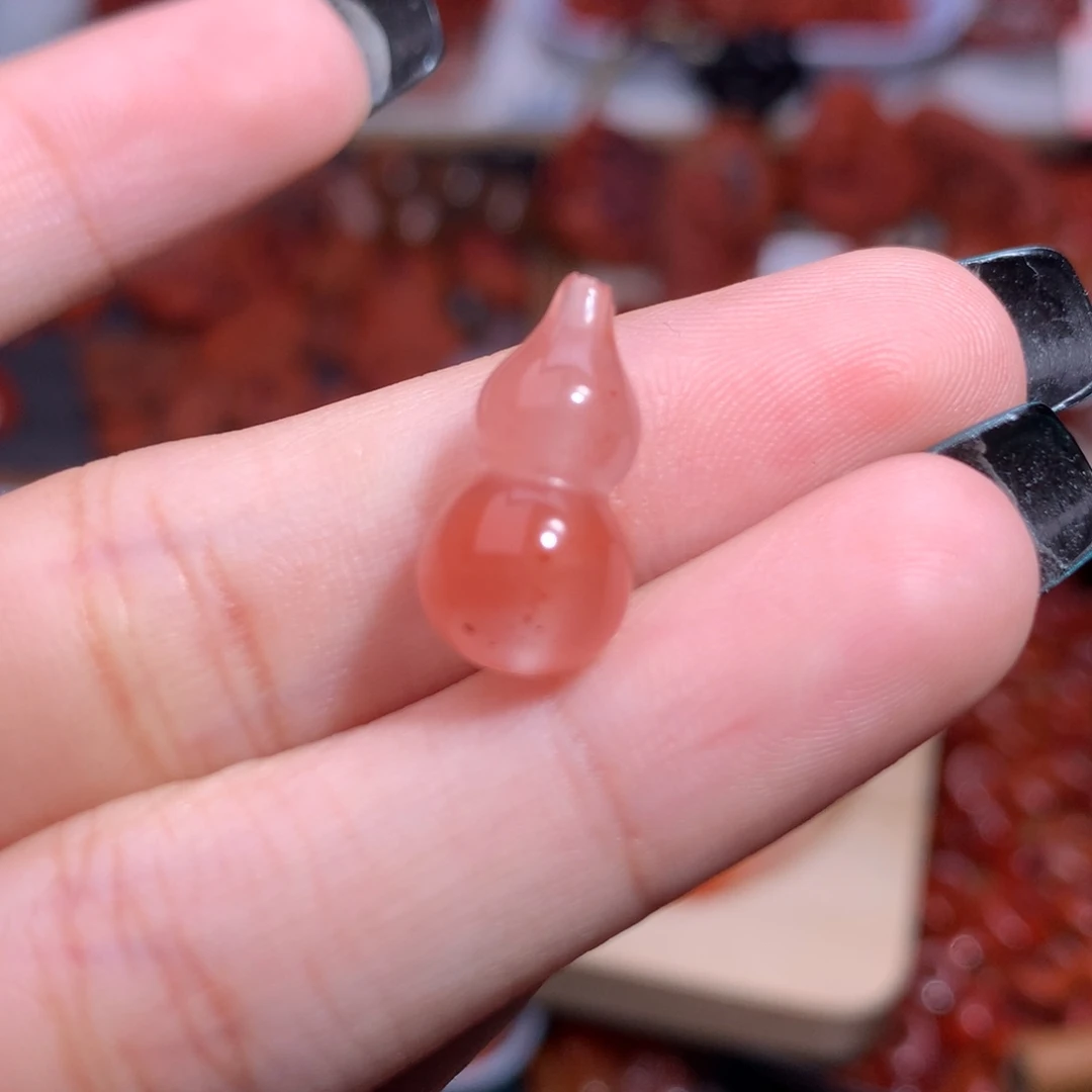 周****南红玛瑙未镶嵌珠宝半成品葫芦2