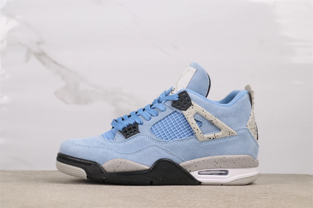 AJ4大学蓝男鞋篮球鞋男子夏季透气运动鞋心跳碳板跑步鞋潮流休闲