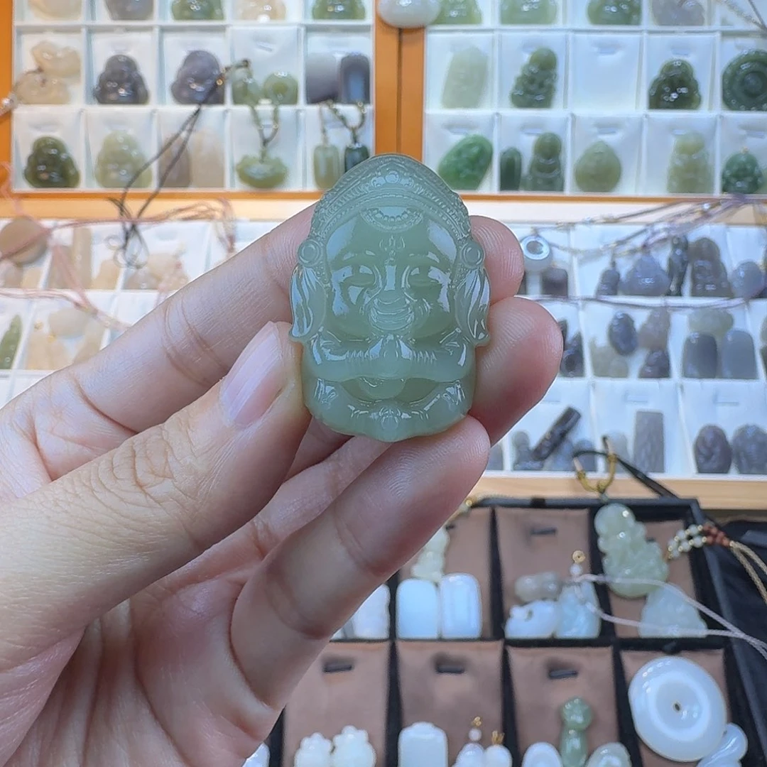 和田玉颈饰未镶嵌醒*