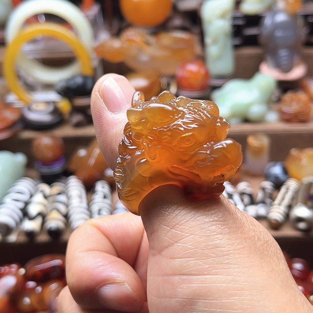 玛瑙/玉髓未镶嵌车挂