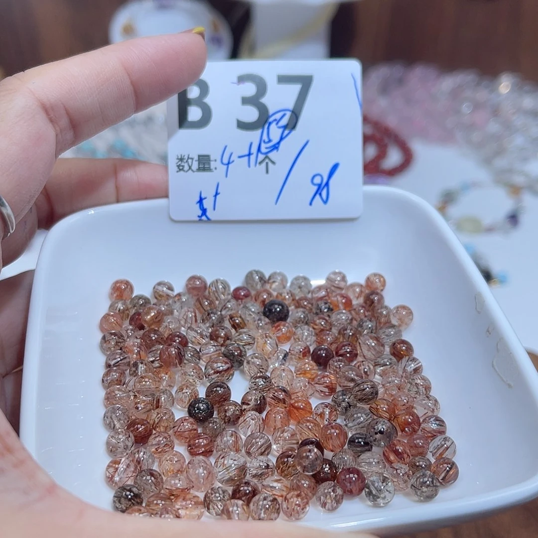 水晶珠宝半成品未镶嵌B37。