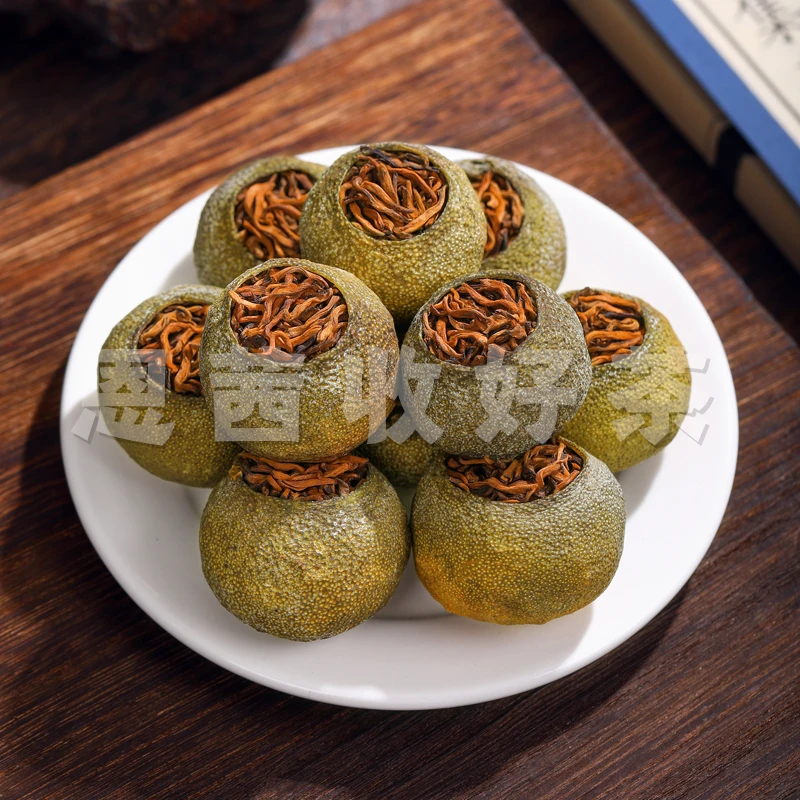 新会柑王小青柑普洱茶陈皮熟茶