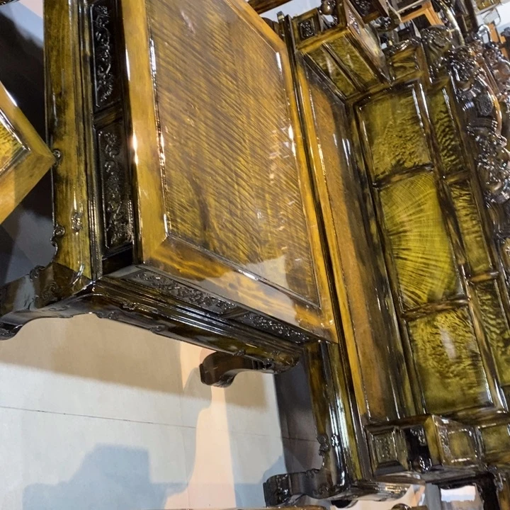 冠***苑楠木财源滚滚沙发八件套1-2-3