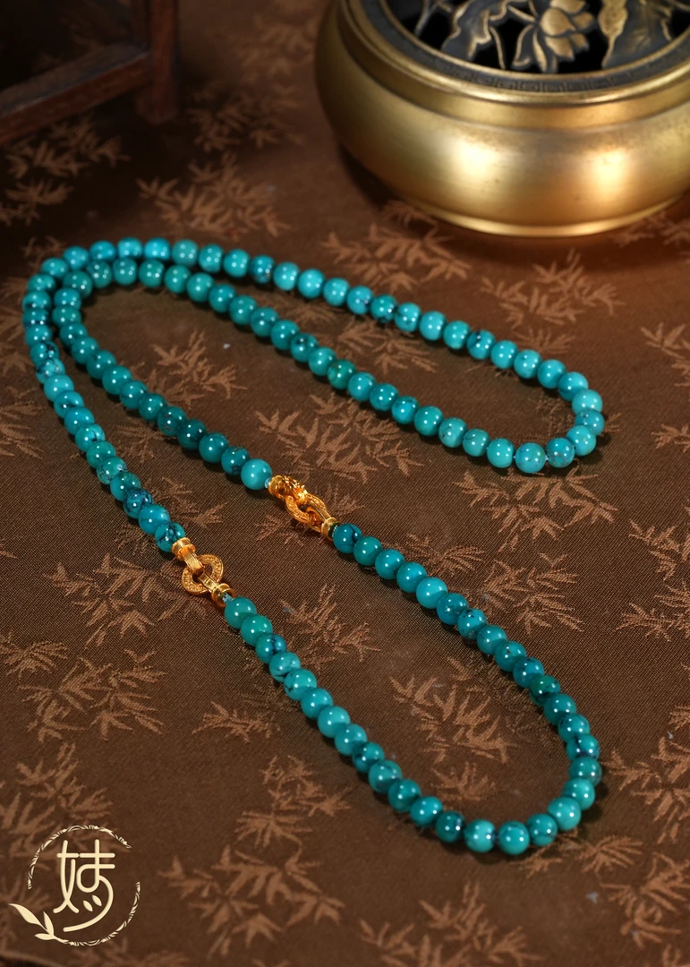 【婧婧精选】臻品 · 原矿绿松石套链 万能百搭 多样性发 春日珠宝