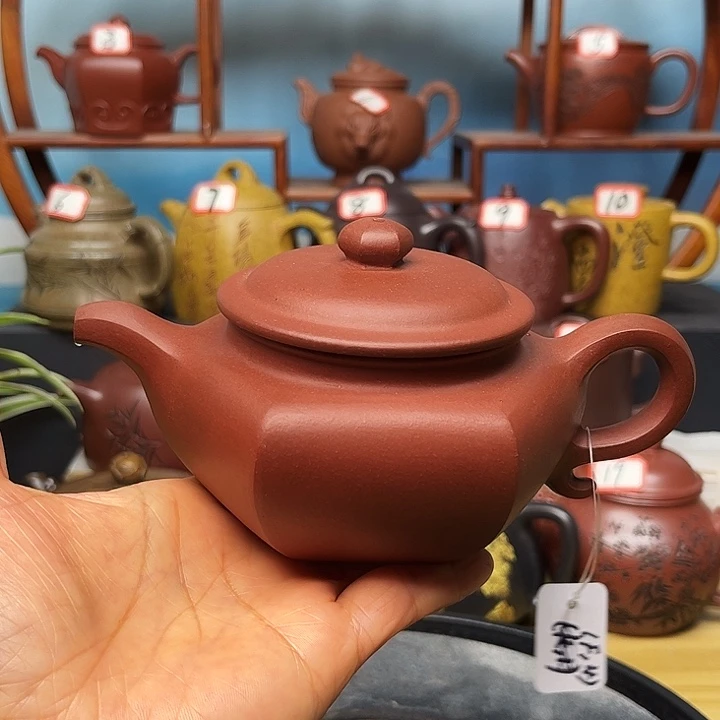 紫砂茶壶微瑕不带证书礼盒300