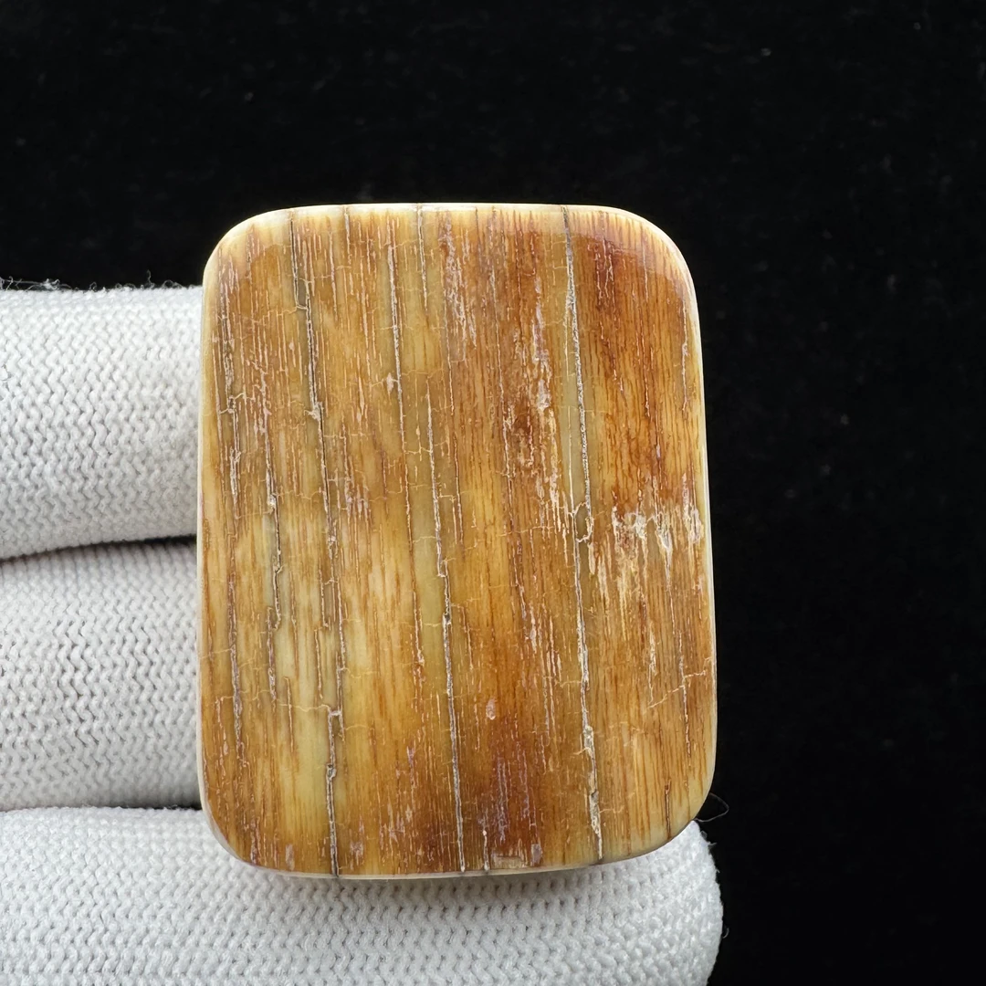 E4160天然猛犸牙 肥皂30*38*22.8mm支持鉴定 假一罚四