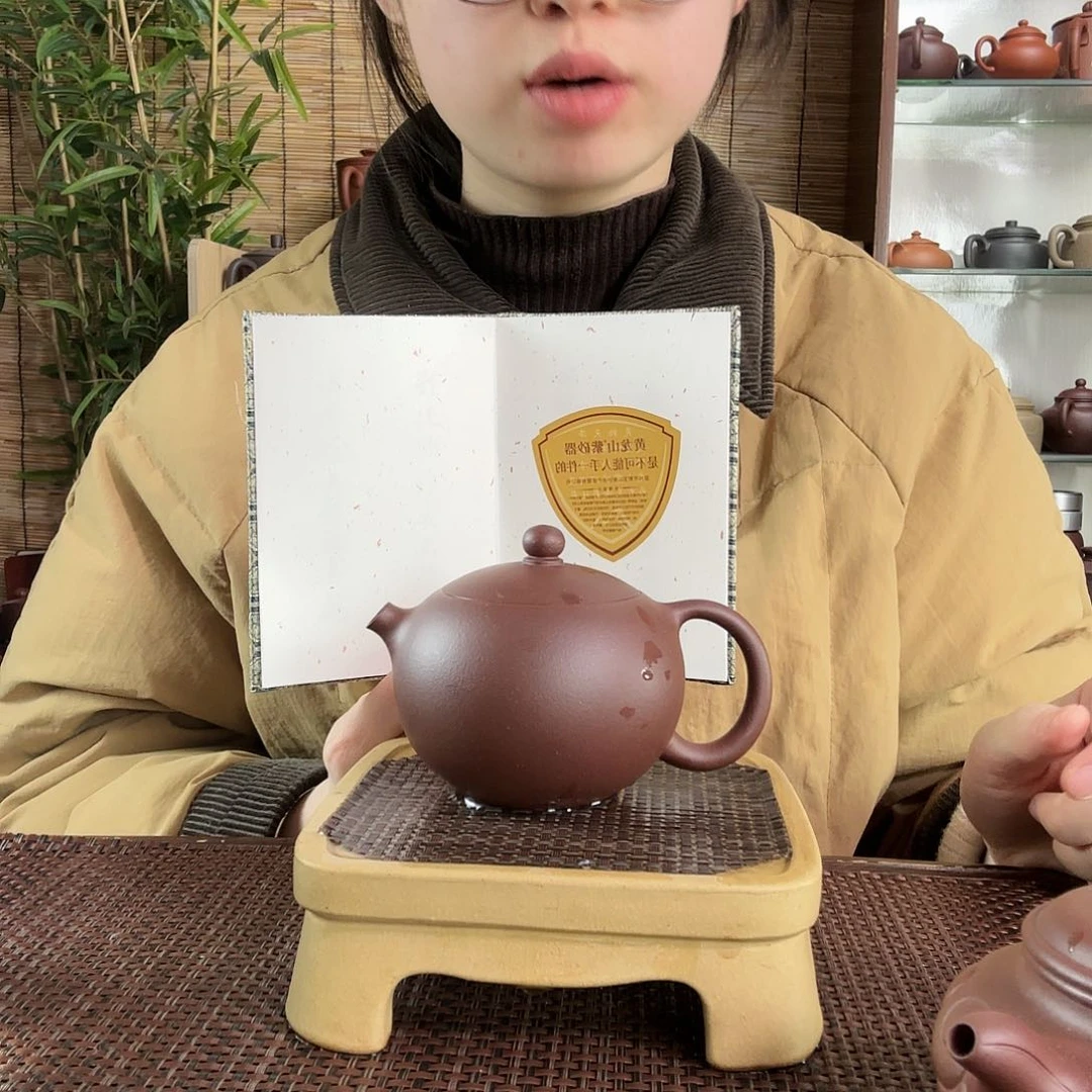 紫砂茶杯乔黄龙源底槽清豆蔻西施壶200CC