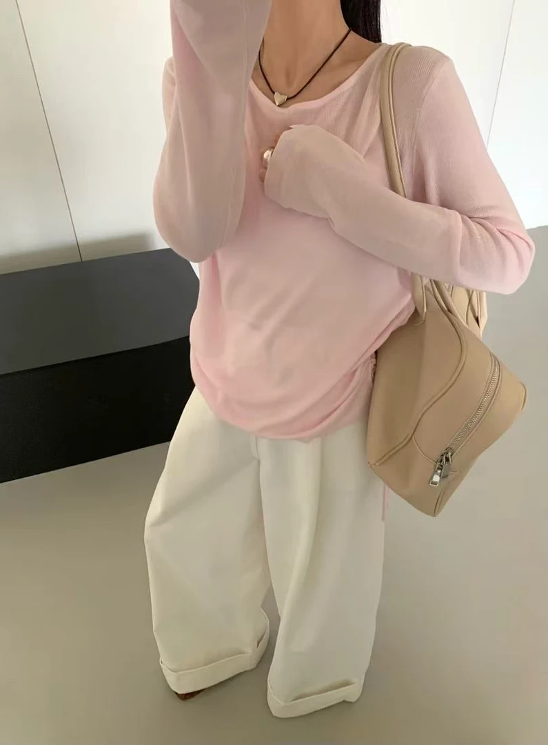 HUGS@UM0359 韩系慵懒感T恤 3-5