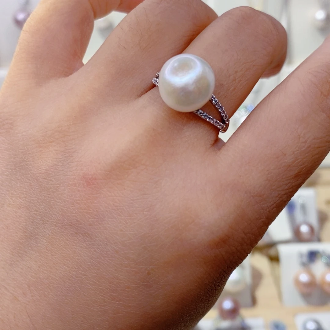 戒指未镶嵌淡水珍珠
