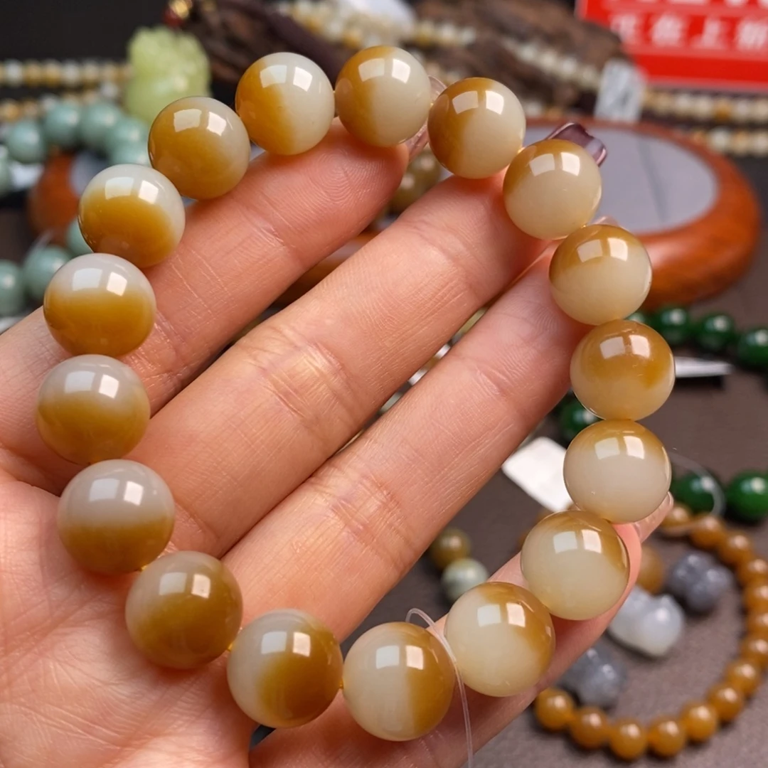 和田玉未镶嵌手串