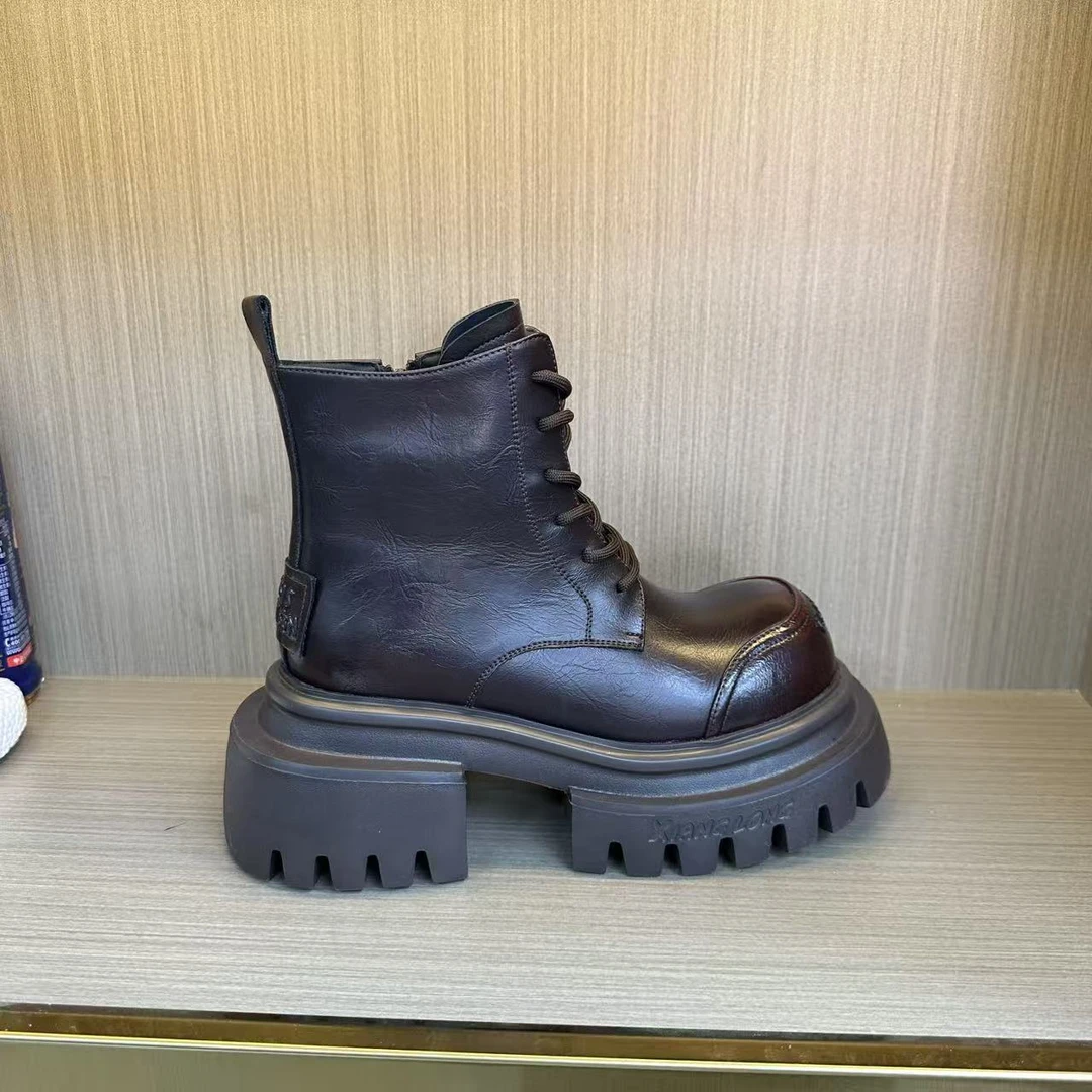 厚底轻奢时尚舒适潮流百搭爆款马丁靴771